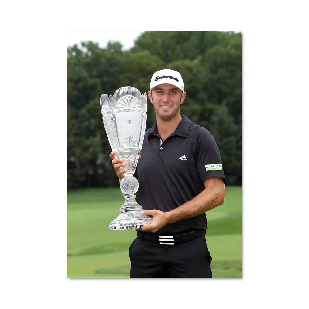Poster Champion Dustin – affiche Golf